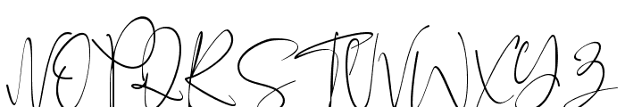 Black Pink Signature Font UPPERCASE