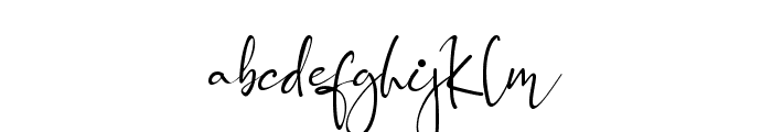 Black Pink Signature Font LOWERCASE