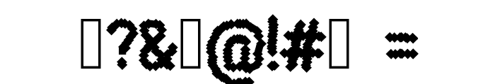 Black Pixel Font OTHER CHARS