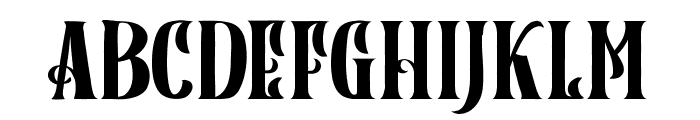 Black Rainbow Serif FREE Font UPPERCASE