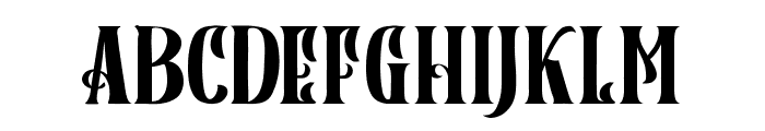 Black Rainbow Serif FREE Font LOWERCASE