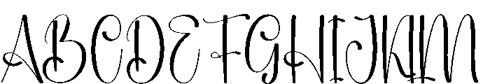 Black Sample Font UPPERCASE
