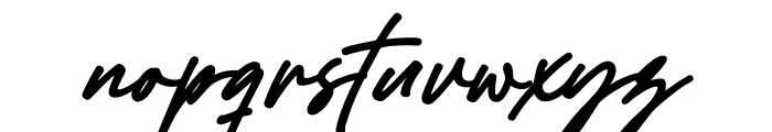 Black Signature PERSONAL USE ONLY Regular Font LOWERCASE