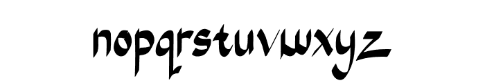 Black Smith Font LOWERCASE