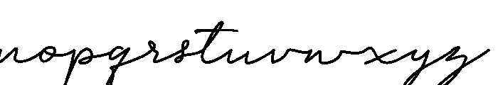 Black String Slim DEMO Font LOWERCASE