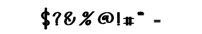 Black Sweet1 Font OTHER CHARS