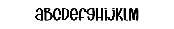 Black Sweet1 Font UPPERCASE