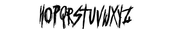 Black Terror Font LOWERCASE