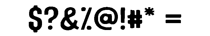 Black Thorn Free Regular Font OTHER CHARS