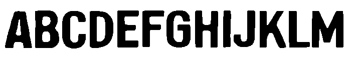 Black Thorn Free Regular Font UPPERCASE