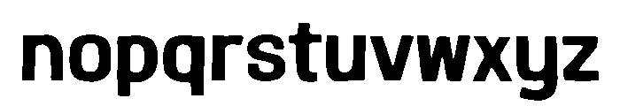Black Thorn Free Regular Font LOWERCASE