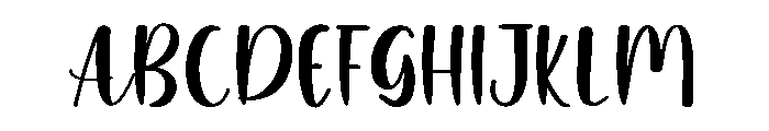 Black Vintage Font UPPERCASE