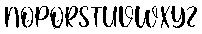 Black Vintage Font UPPERCASE
