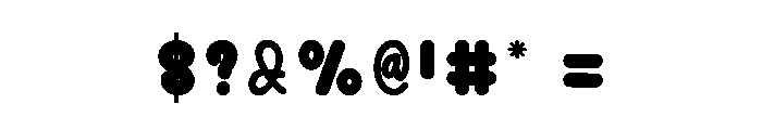 Black Window1 Font OTHER CHARS