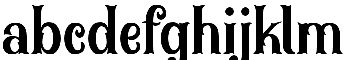 BlackArcade Font LOWERCASE