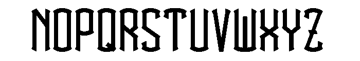BlackDrops Font LOWERCASE