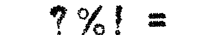 BlackGrapes-Regular Font OTHER CHARS