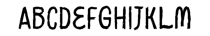 BlackGrounds-Regular Font LOWERCASE