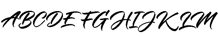 BlackHouseScript Font UPPERCASE