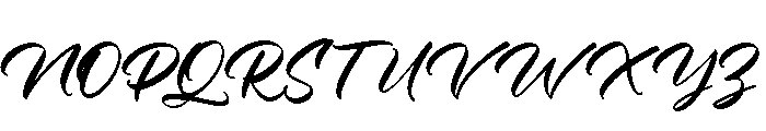 BlackHouseScript Font UPPERCASE
