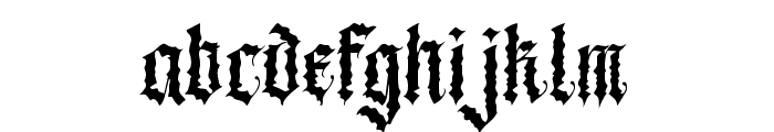 BlackMetal Font LOWERCASE