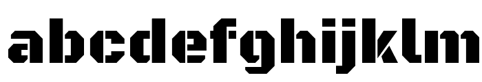 BlackOpsOne-Regular Font LOWERCASE