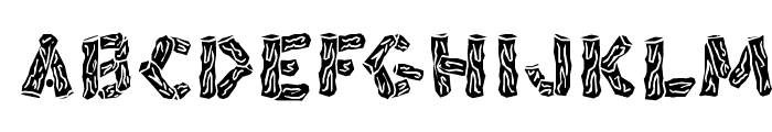 BlackSplinters Font UPPERCASE