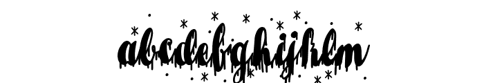 Black_Christmas Font LOWERCASE