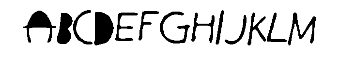 Black_Letters Font UPPERCASE