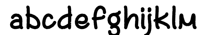 BlackandBitterCoffee-Regular Font LOWERCASE