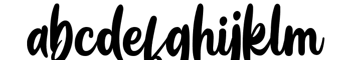 Blackbill Demo Font LOWERCASE