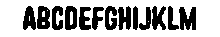 Blackburn2 Font UPPERCASE