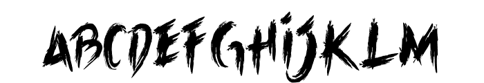 Blackdeath-Personal Font LOWERCASE