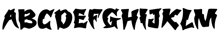 Blackfang Font UPPERCASE