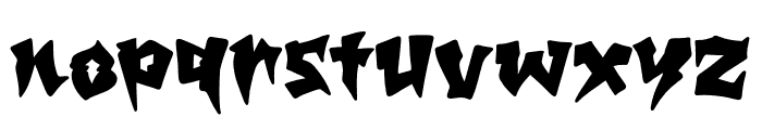 Blackfang Font LOWERCASE