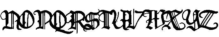 Blackflag Armada PERSONAL USE Regular Font UPPERCASE