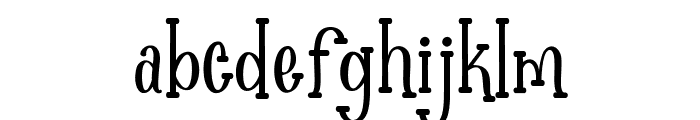Blackfriday Font LOWERCASE