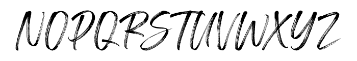 Blackhills Demo Font UPPERCASE