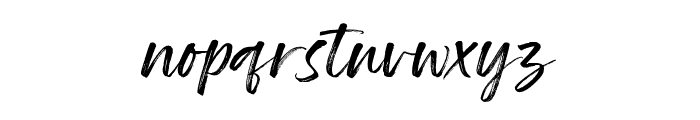 Blackhills Demo Font LOWERCASE