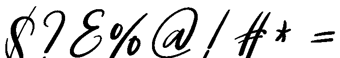 Blackink2 Font OTHER CHARS