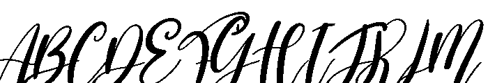 Blackink2 Font UPPERCASE