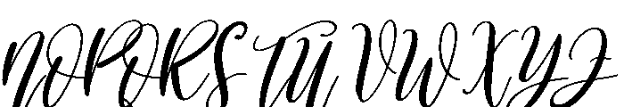 Blackink2 Font UPPERCASE