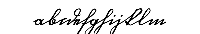 Blackletter Hand Font LOWERCASE