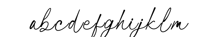 Blacklight Signature Font LOWERCASE