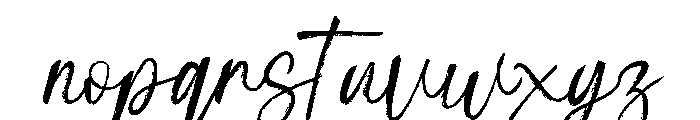 Blackmoard Signature Font LOWERCASE