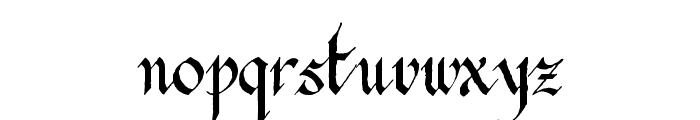 Blackstone_Hand Font LOWERCASE