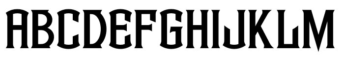 Blackward PERSONAL USE ONLY! Font UPPERCASE