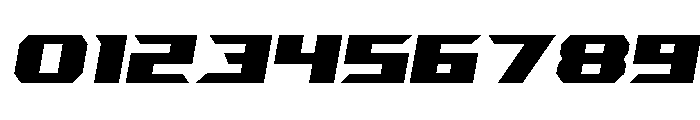 Blade Knight Italic Font OTHER CHARS