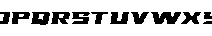 Blade Knight Italic Font UPPERCASE