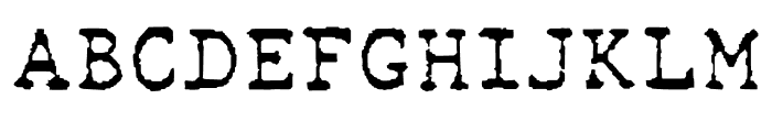 BladeRunnerScreenPlay Font UPPERCASE
